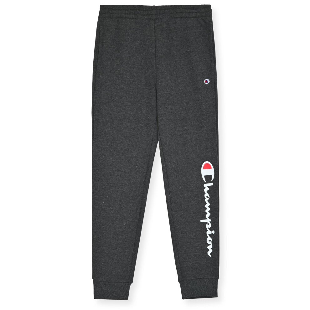 Champion Boys Sweatpant Heritage Collection Slim Fit Brushed Fleece Boys Joggers for Kids Charcoal Heather