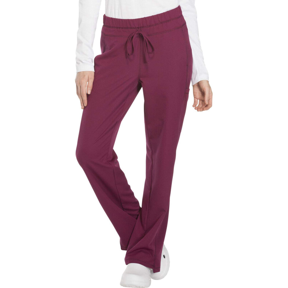 Dynamix Scrubs for Women  Drawstring Cargo Pants for Women DK130  XL  Wine
