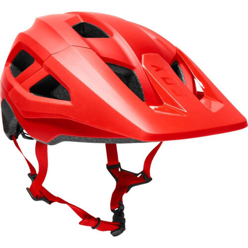 Fox Racing Mainframe Mountainbikehelm TRVRS Flo Rood Groot