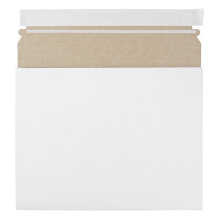JAM PAPPER Expanderbara fotopostkuvert med Peel & Seal-frslutning - 10 x 7 3/4 x 1 - Vit - 6 styva utskick/paket