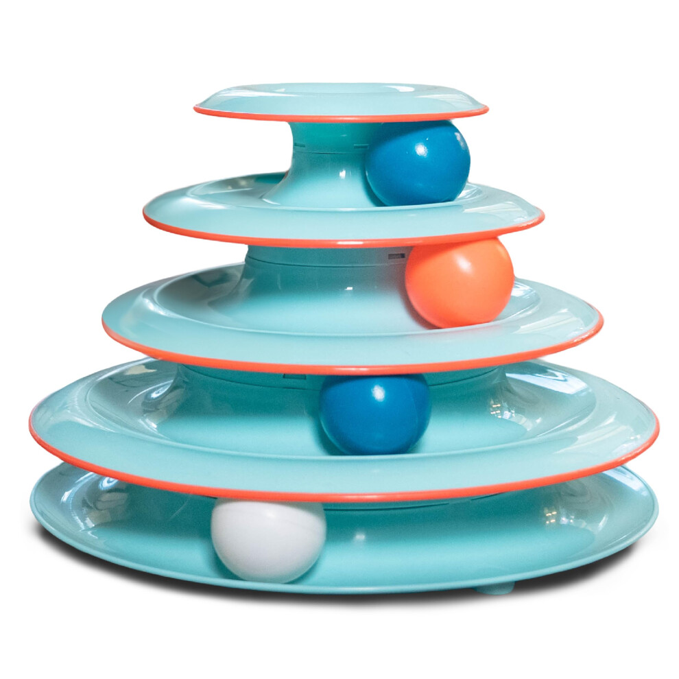Catstages Chase Meowtain Interactive 4-Tier Cat Track Toy