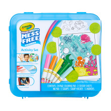Set de Actividades de Colorear Crayola Color Wonder Sin Manchas (30+ Pcs), con Marcadores, Sellos y Pegatinas, Regalo para Niños, 3+