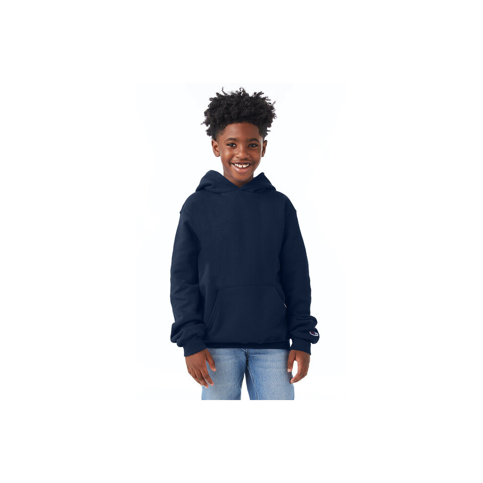 Youth Powerblend Pullover Hooded Sweatshirt - BLAcK - S(D0102HI3F9g)