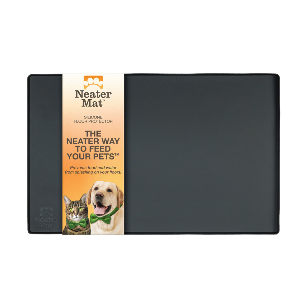 Tappetino Neater Pet Brands Neater Mat - Tappetino Impermeabile In Silicone Per Ciotole Per Animali Domestici - Protegge I Pavimenti Da Cibo E Ac-image