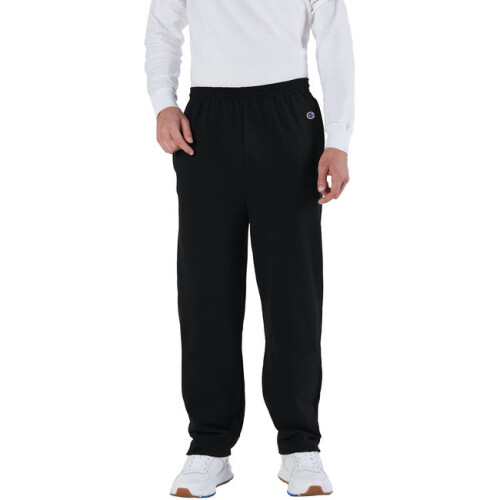 Champion Champion - Eco Open Bottom Sweatpants with Pockets Black Medium