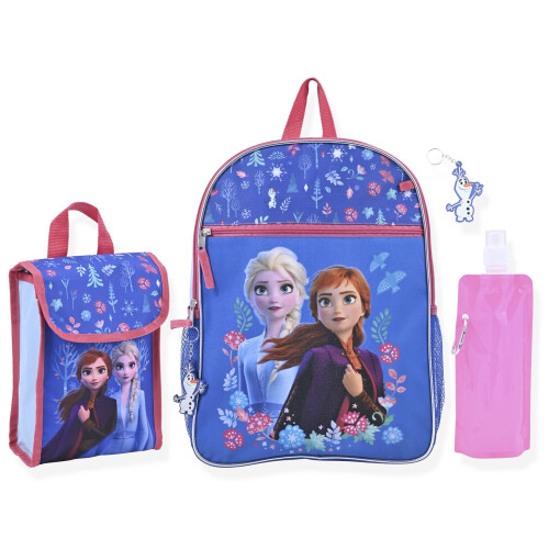 Disney Disney Frozen Σακίδιο για Κορίτσια | Σετ 6 Τεμαχίων με Μπουκάλι Νερού