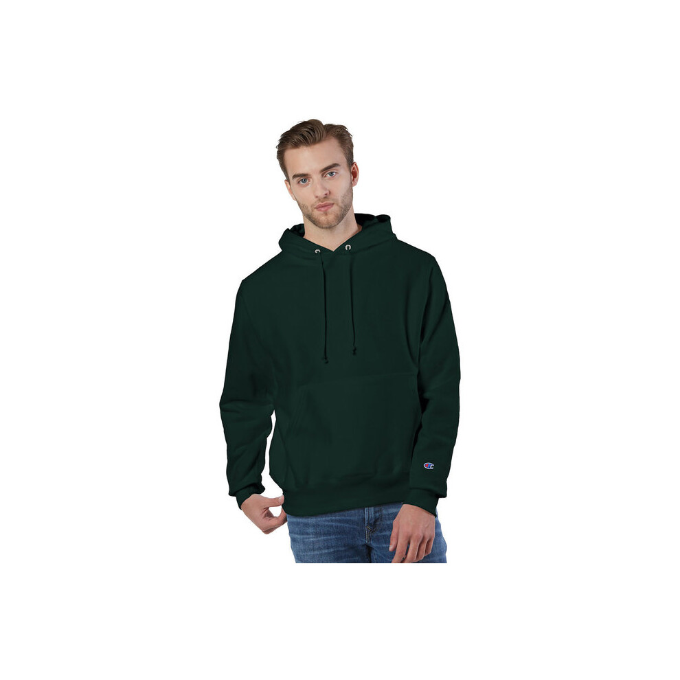Champion Reverse Weave Pullover Hooded Sweatshirt - Oxford - M(D0102h7dcd2) Gray