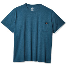 Dickies Heren Big & Tall Zware Crew Neck Korte Mouw T-shirt Big, Baltic Blue Heather, XX-Large Tall