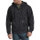 Dickies Giacca in pile da uomo con cappuccio e zip intera Dickies Dark Heather X-Large US 1