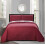 All American Collection Nyt 3-pc plaidtrykt vendbart senget?ppe/dynes?t (fuld/queen-size) 2