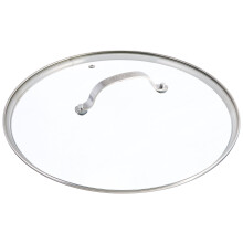 Gotham staal helder gehard glas geventileerd deksel - voorkomt dat potten en pannen rommelig overlopen (12,5-inch deksel)