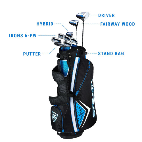 Callaway Callaway Golf Men's Strata Complete 12 Piece Package Set (Left Hand  Blue) 1
