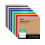 Cricut Value Permanent Vinyl  25ft Rainbow Sampler 12in x 12in (25 Count) 1