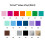 Cricut Value Permanent Vinyl - 50ft Rainbow Sampler  12in x 12in Sheets (50 Count) 2
