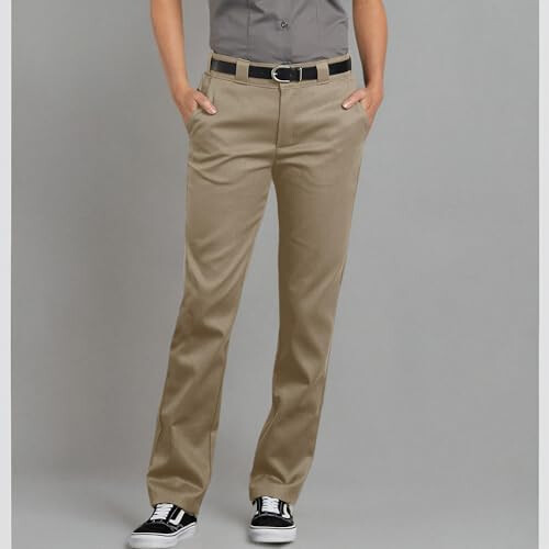 Dickies Dickies Women's Flex Slim Fit Work Pants Desert Sand 12 2