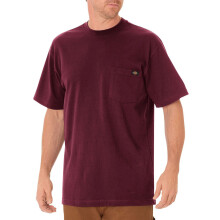 Dickies miesten raskaansarjan pyre kaula lyhythihainen t-paita Henley paita Burgundy X-Large US