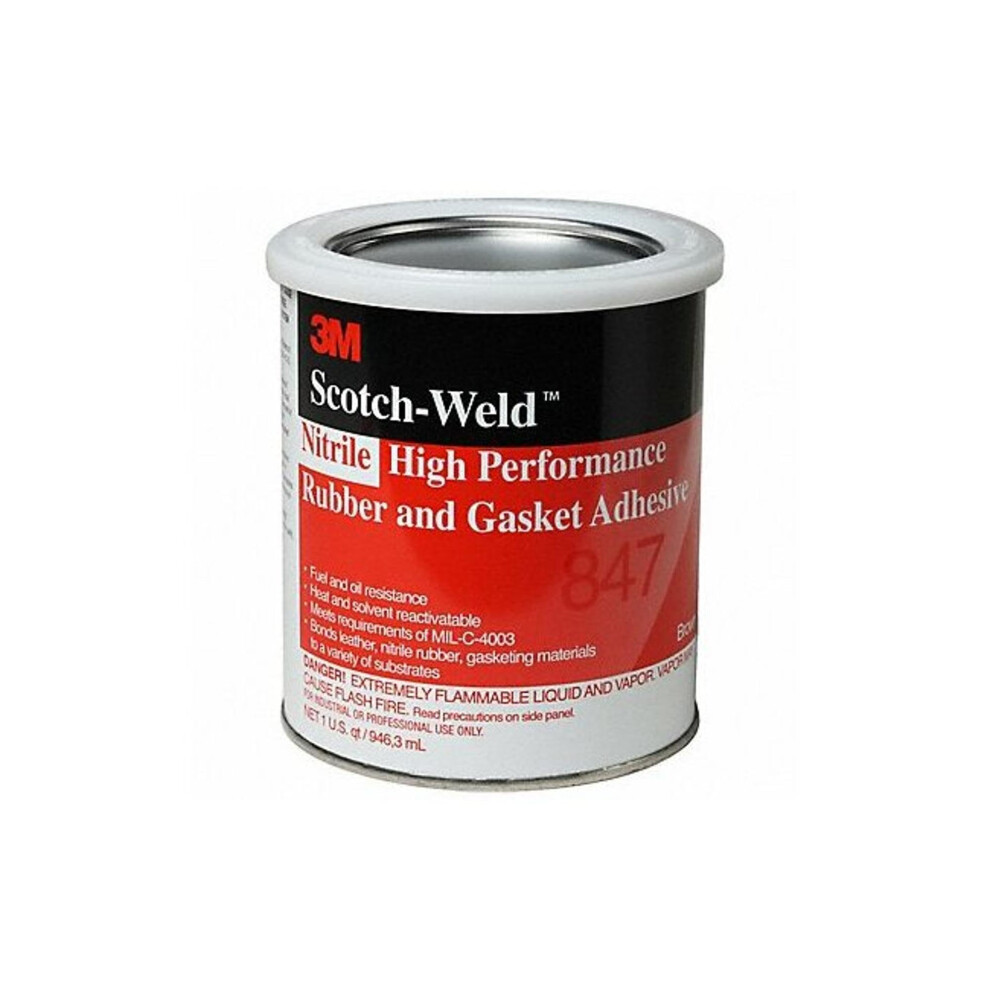3M Nitrile High Performance Rubber and Gasket Adhesive 847  Brown