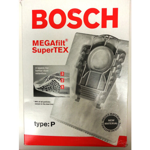 Bosch Bosch Τύπος P Σακούλες - Γνήσια σακούλα φίλτρου για σκούπα με 1 φίλτρο