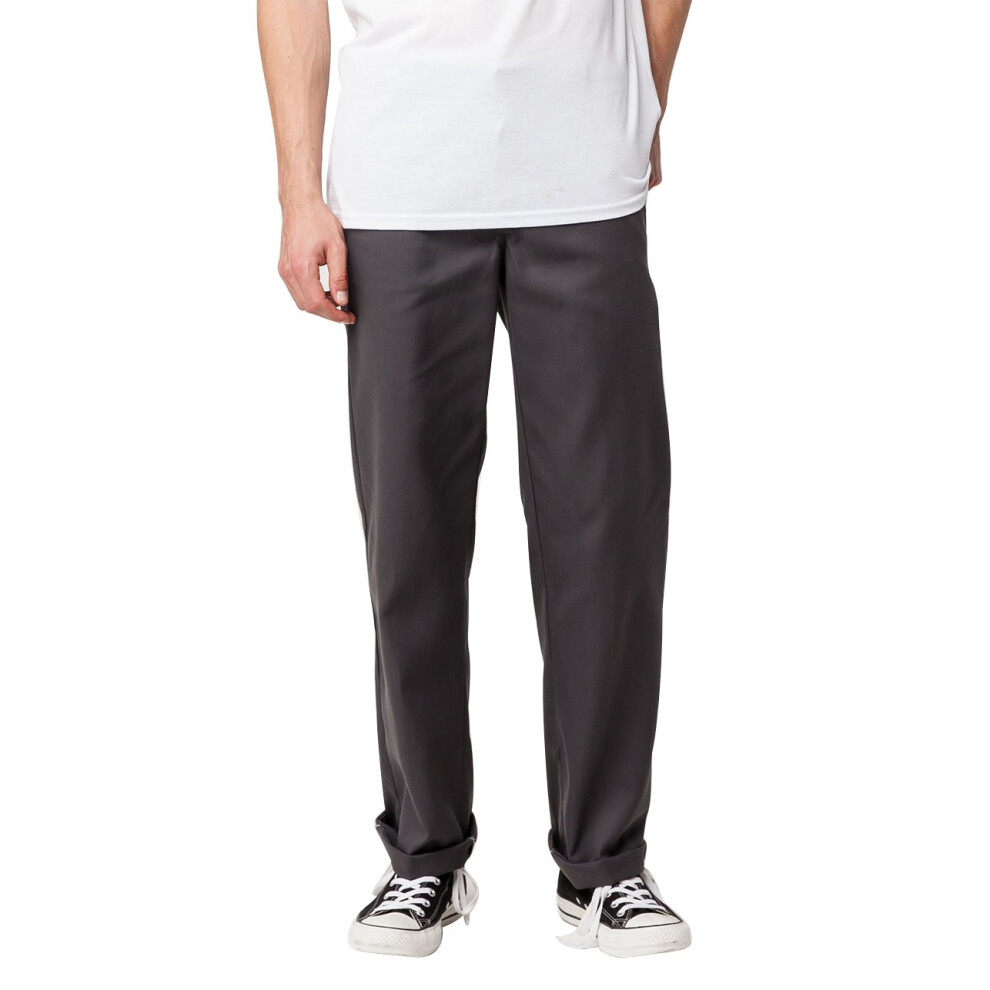 Dickies mens Flex Work Slim Straight Fit Pants  Charcoal  33W x 30L US