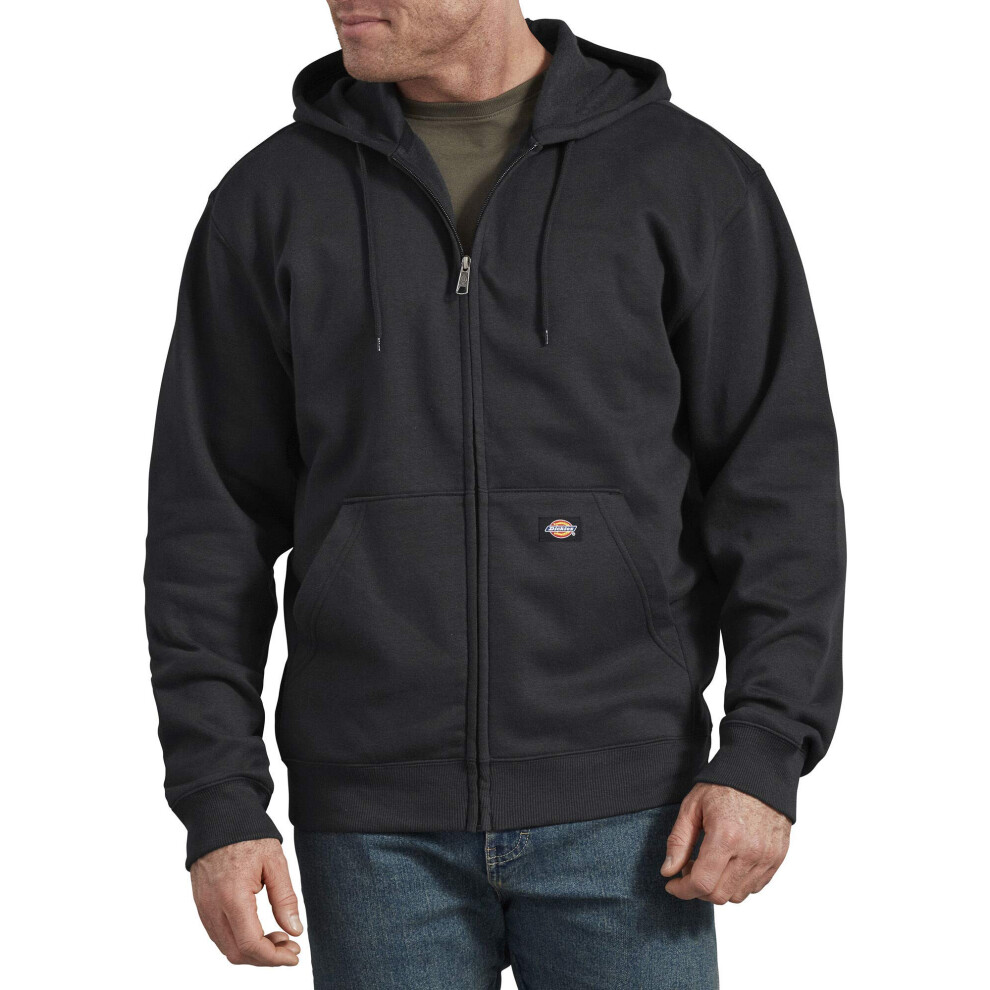Dickies Men's Full Zip Fleece Hoodie  Dark Heather  2X