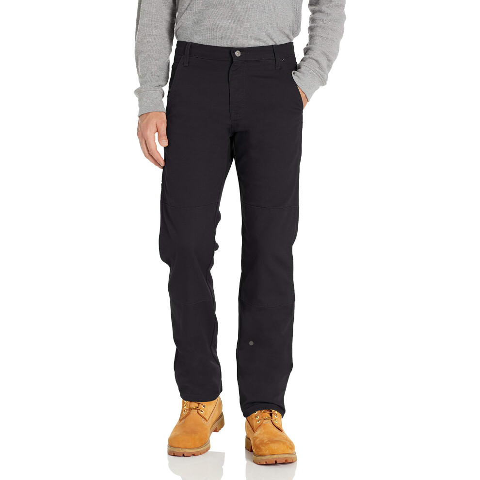 Dickies mens Tough Max Duck Double Knee Work Utility Pants  Stonewashed Black  32W x 34L US