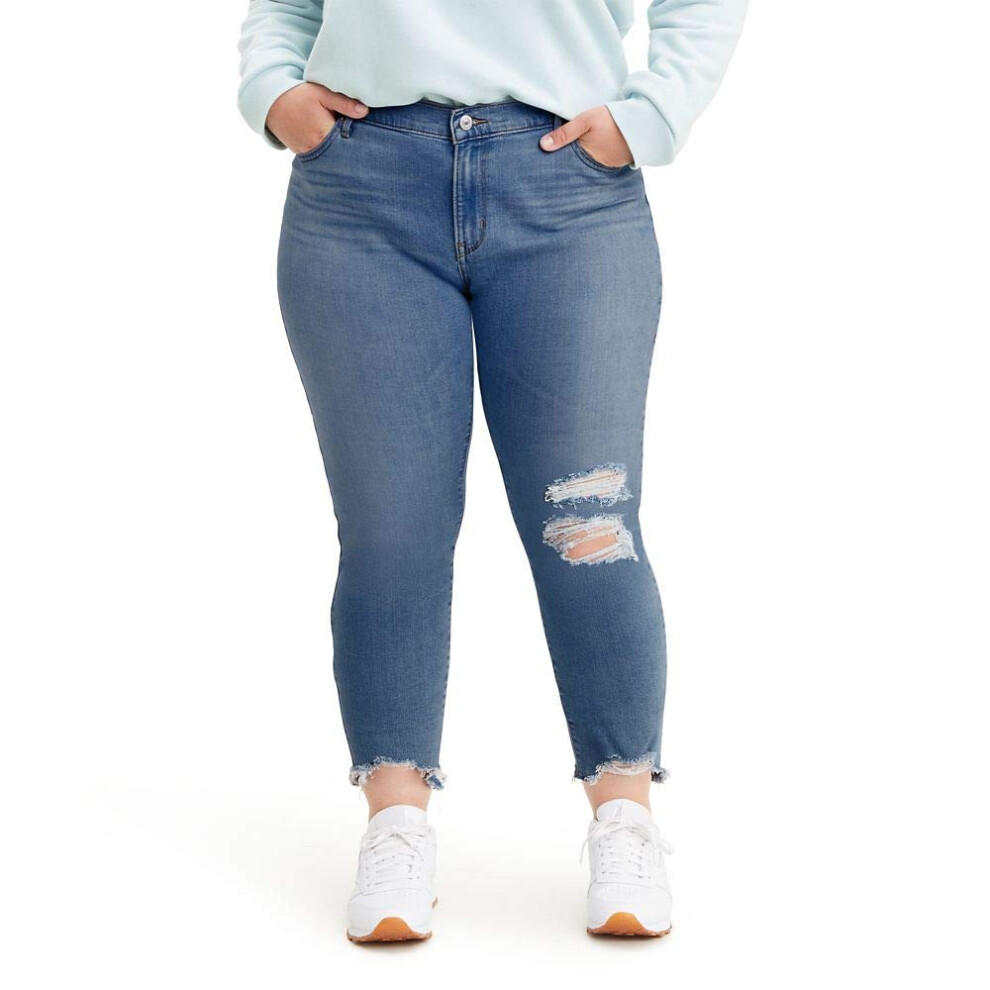 Levi's Women's Plus-Size 711 Skinny Ankle Jeans  Lapis Sun  39 (US 24)