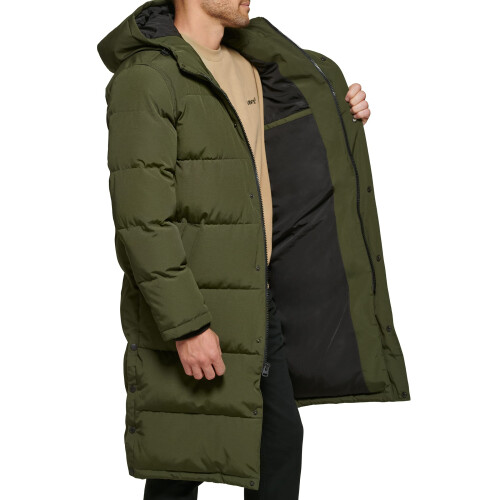 Levi's Levi's Heren Arctic Cloth Extra Lange Parka, Olijf, Small 2