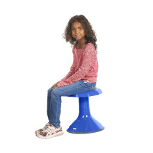 ECR4Kids ACE Active Core Engagement Wackelhocker, 15 Zoll Sitzhöhe, flexible Sitzfläche, Blau