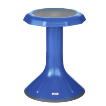 ECR4Kids ACE Tabouret Wobble, Hauteur d'assise 18 pouces, Siège flexible, Bleu