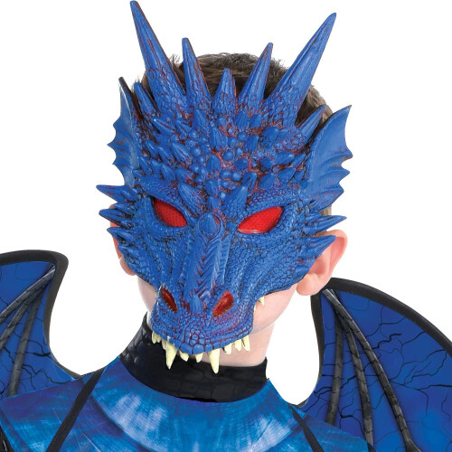 Amscan Deadly Dragon Costume for Boys  Includes Jumpsuit  Tail  and Mask  Medium 1