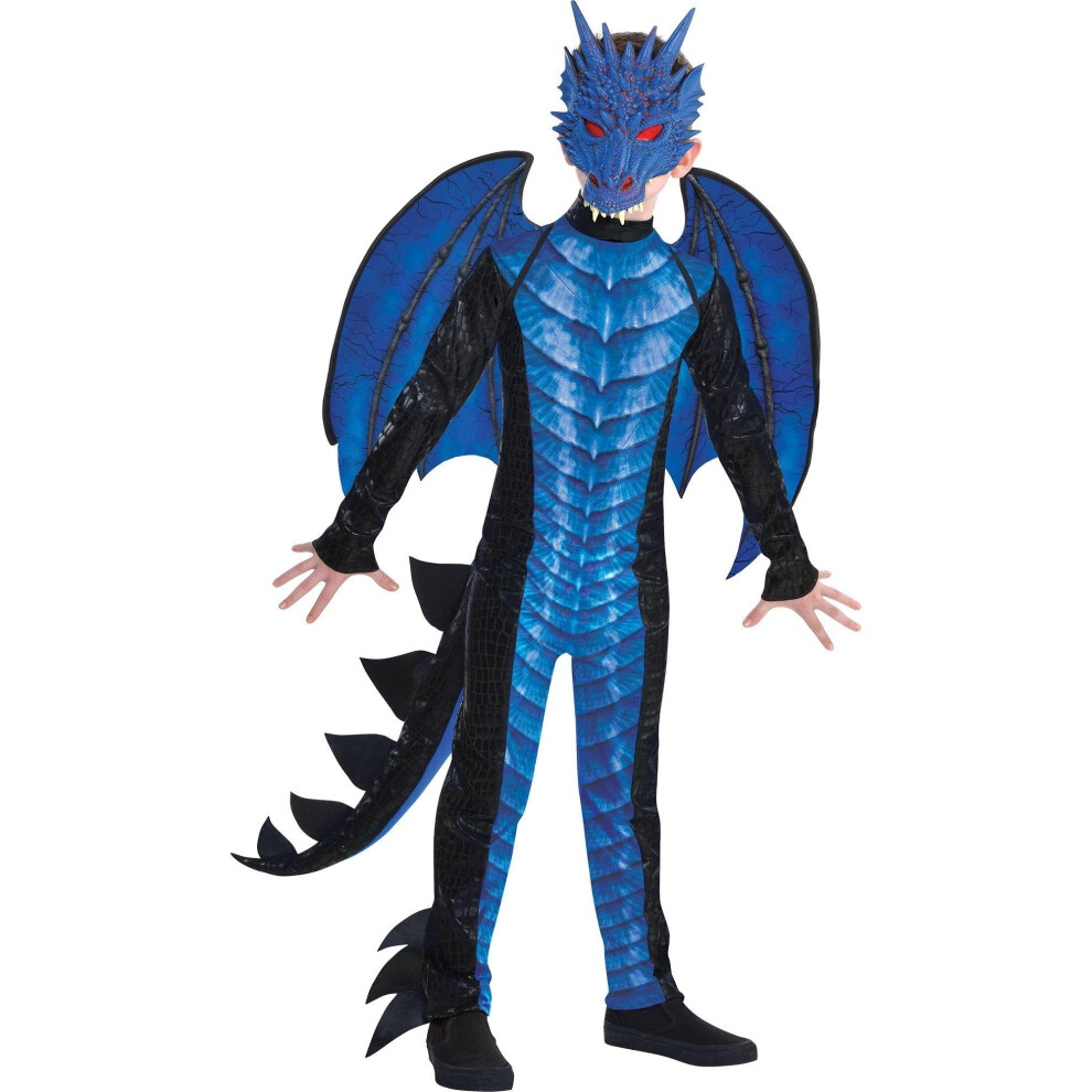 Amscan Deadly Dragon Costume For Boys Include La Coda Di Tuta E La Maschera