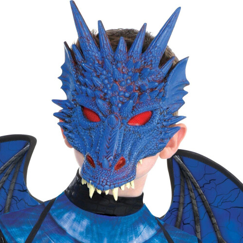 Amscan Deadly Dragon Costume for Boys  Includes Jumpsuit  Tail  and Mask  Medium 2