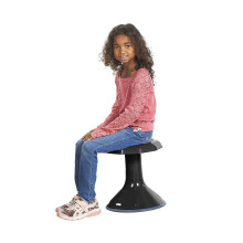 ECR4Kids ACE Active Core Engagement Wackelhocker, 15 Zoll Sitzhöhe, flexible Sitzfläche, Grau