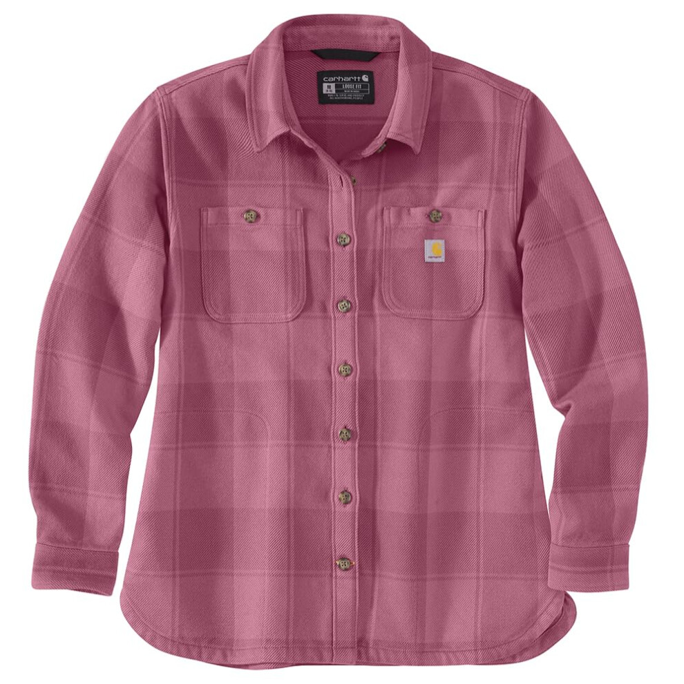 Carhartt Women's Loose Fit Twill Shirt Jac  Woodrose  X-Small