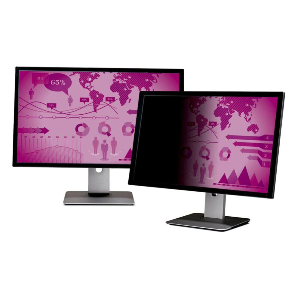 3M High Clarity Privacy Filter for 24.0"""" Widescreen Monitor (HC240W9B) (16:9 Aspect Ratio)