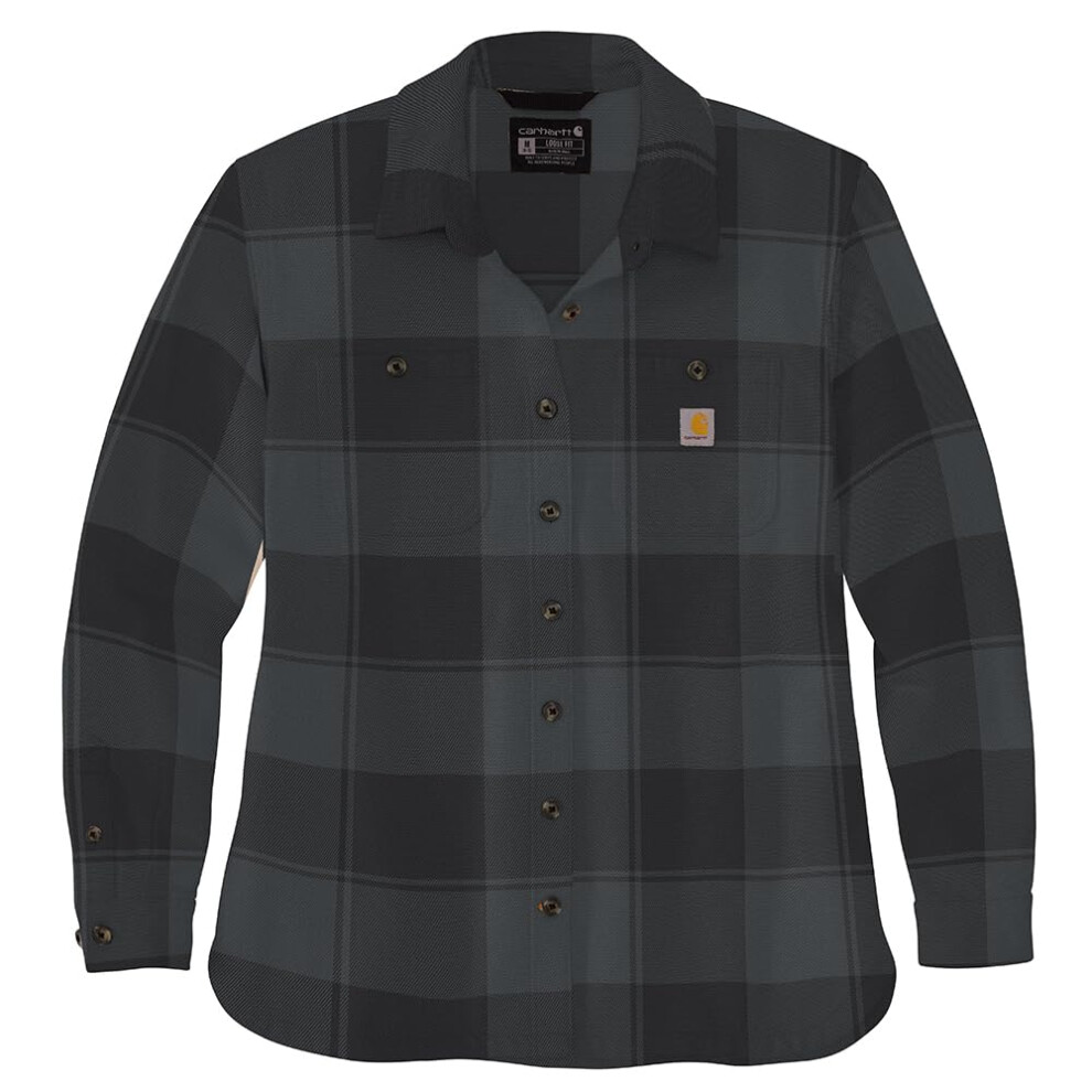 Carhartt Women's Loose Fit Twill Shirt Jac  Black  Medium