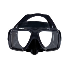 Mares Ray bvr- s bvrmaszk szles ltmezo felnotteknek Ergonomikus ktlencss szilikon szoknys vz alatti maszk X-alak fekete pnttal