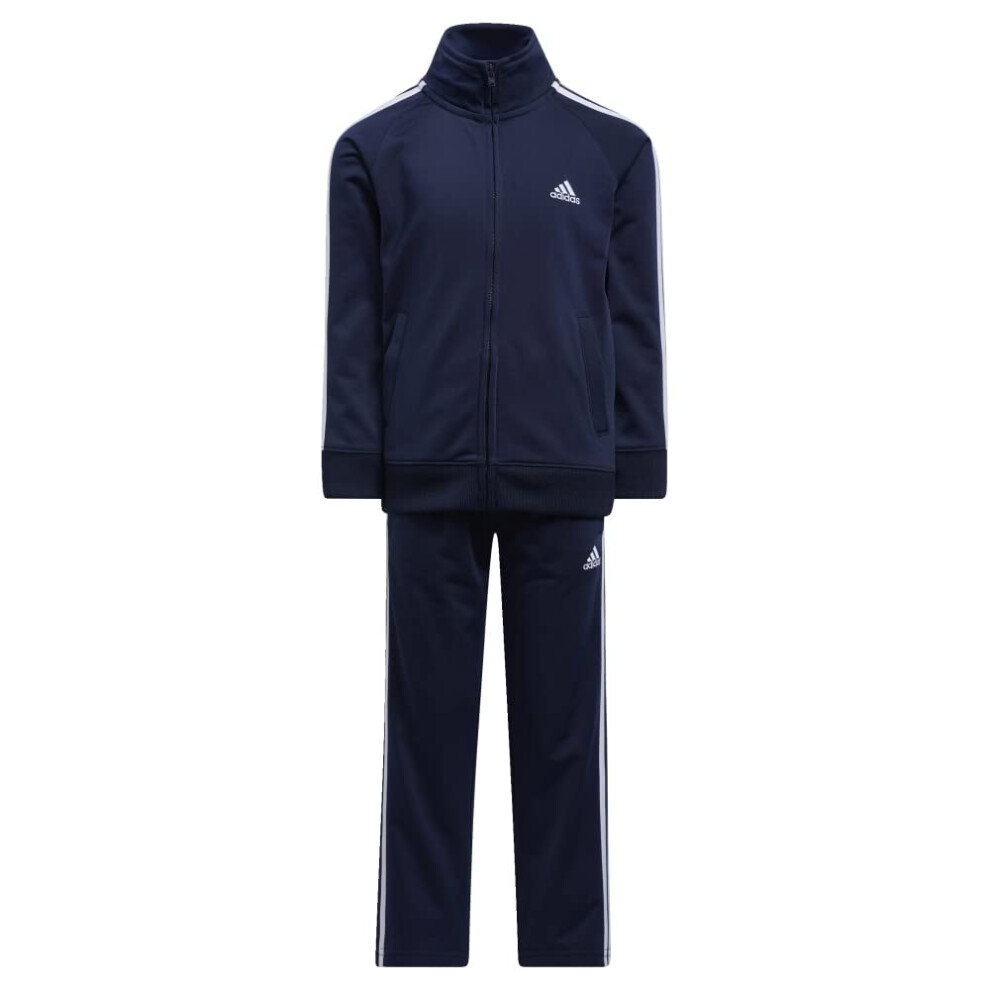 adidas baby boys Li'l Tricot Jacket & Clothing Pants Set  Collegiate Navy  18 Months US