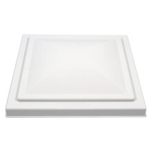 Camco 40162 Polycarbonaat RV-ventilatiedeksel voor Elixir (v?r 1994) - Wit
