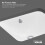 KOHLER Verticyl Rectangle under-mount bathroom sink  Ice Grey 3