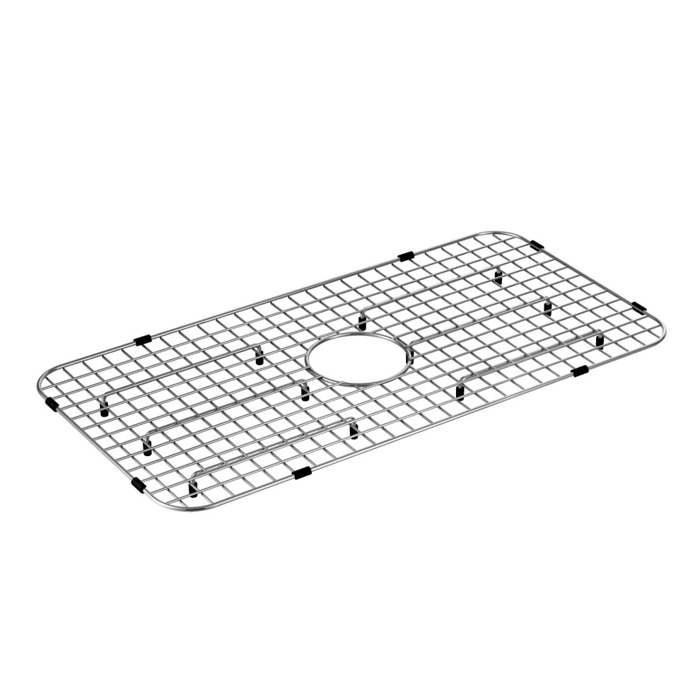Moen GA719 Collection Stainless Steel Center Drain Bottom Grid Sink Accessory for Sink Bowls 29-Inches X 16-Inches-image-OPC-PH77JD7-NEW