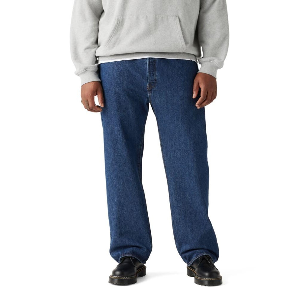 Levi's Men's 501 Original Fit Jeans (Also Available in Big & Tall)  Dark Stonewash  66W x 30L