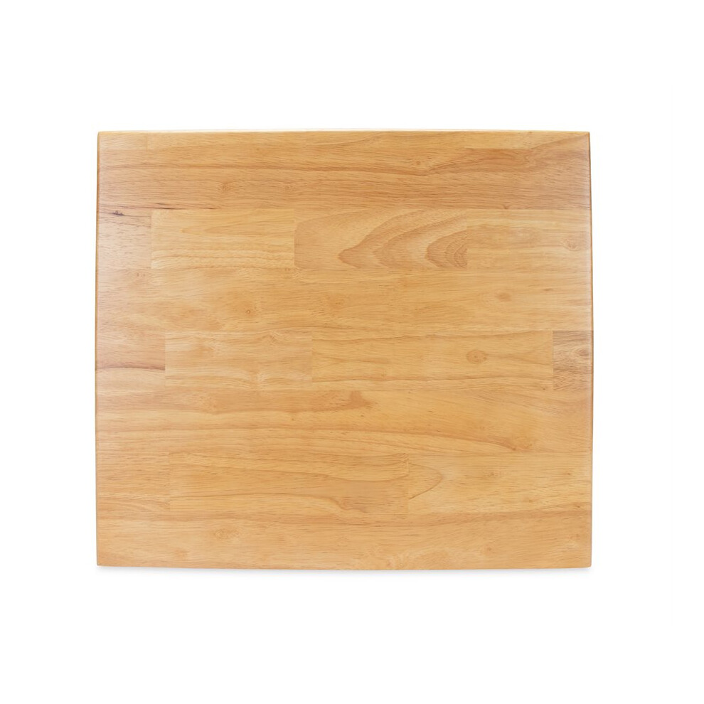 Camco Oak Accents Camper/Rv Silent Top Stovetop Cover | Features Solid Oak-Finish Hardwood W/Non-Toxic Finish & 4 Non-Slip Rubber Feet | Includes Flex 014717435215