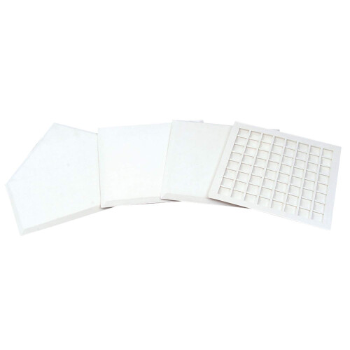 Champro Base Set - 4 Waffle Bottom Rubber Bases, Softball, Kickball, Small (B026B) WIT