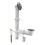 TRIPLEVER BATH DRN WHT (Pack of 1) 3