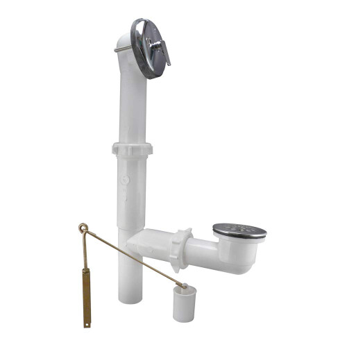 TRIPLEVER BATH DRN WHT (Pack of 1) 2