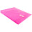 JAM PAPER Plastic Envelopes with Button & String Tie Closure - Letter Open End - 9 3/4 x 11 3/4 - Fuchsia - 12/Pack 3
