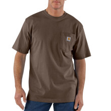 Carhartt Herren Loose Fit T-Shirt mit Brusttasche Dunkelbraun 2X-Large