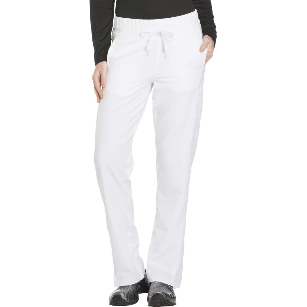 Dynamix Scrubs for Women  Drawstring Cargo Pants for Women DK130  M  White
