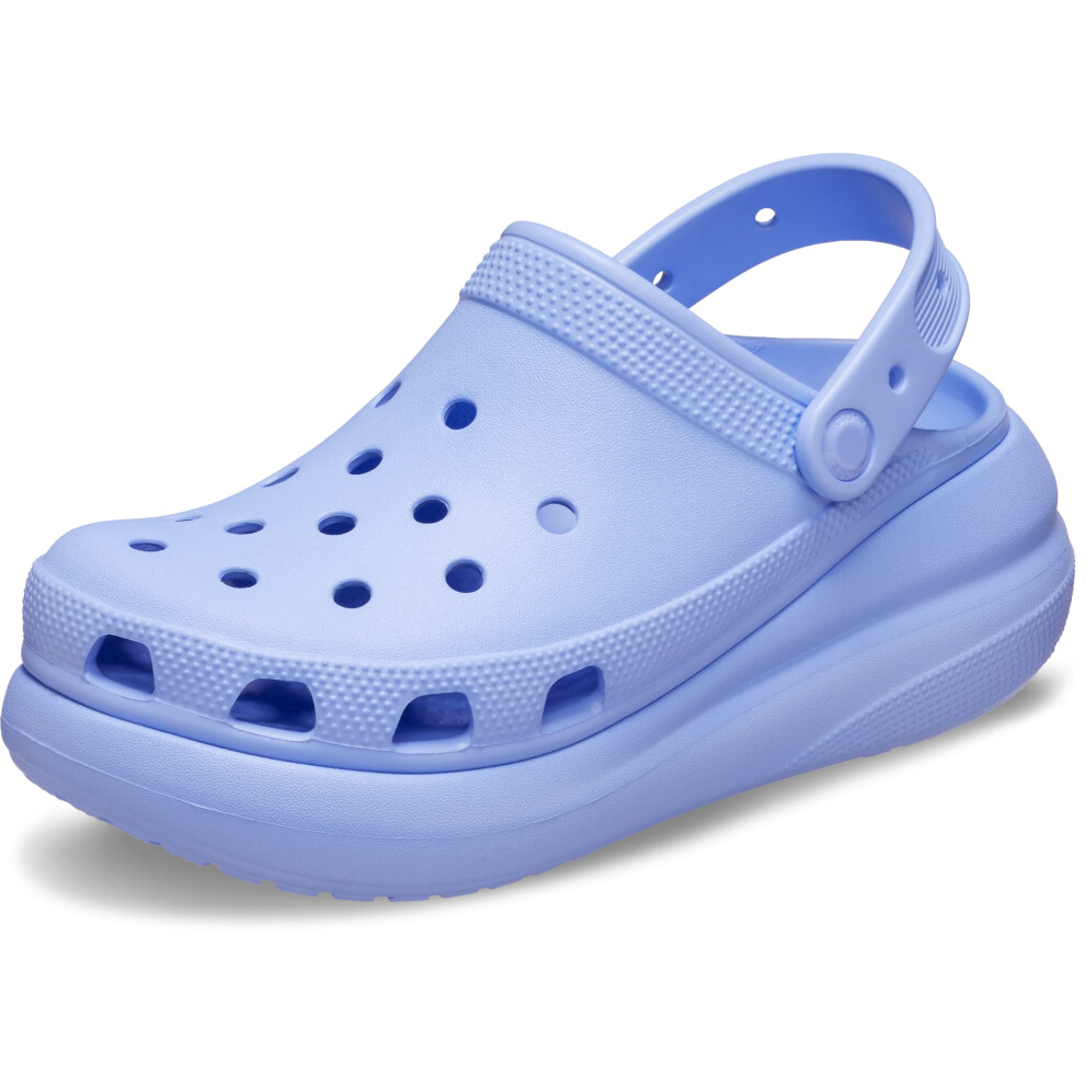 crocs Unisex classic crush clogs  Platform Shoes  Moon Jelly  9 US Men
